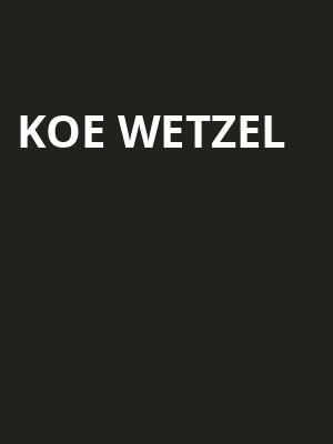 Koe Wetzel, PromoWest Pavilion, Cincinnati