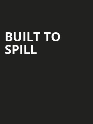 Built To Spill, Bogarts, Cincinnati