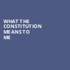 What the Constitution Means To Me, Ensemble Theatre of Cincinnati, Cincinnati